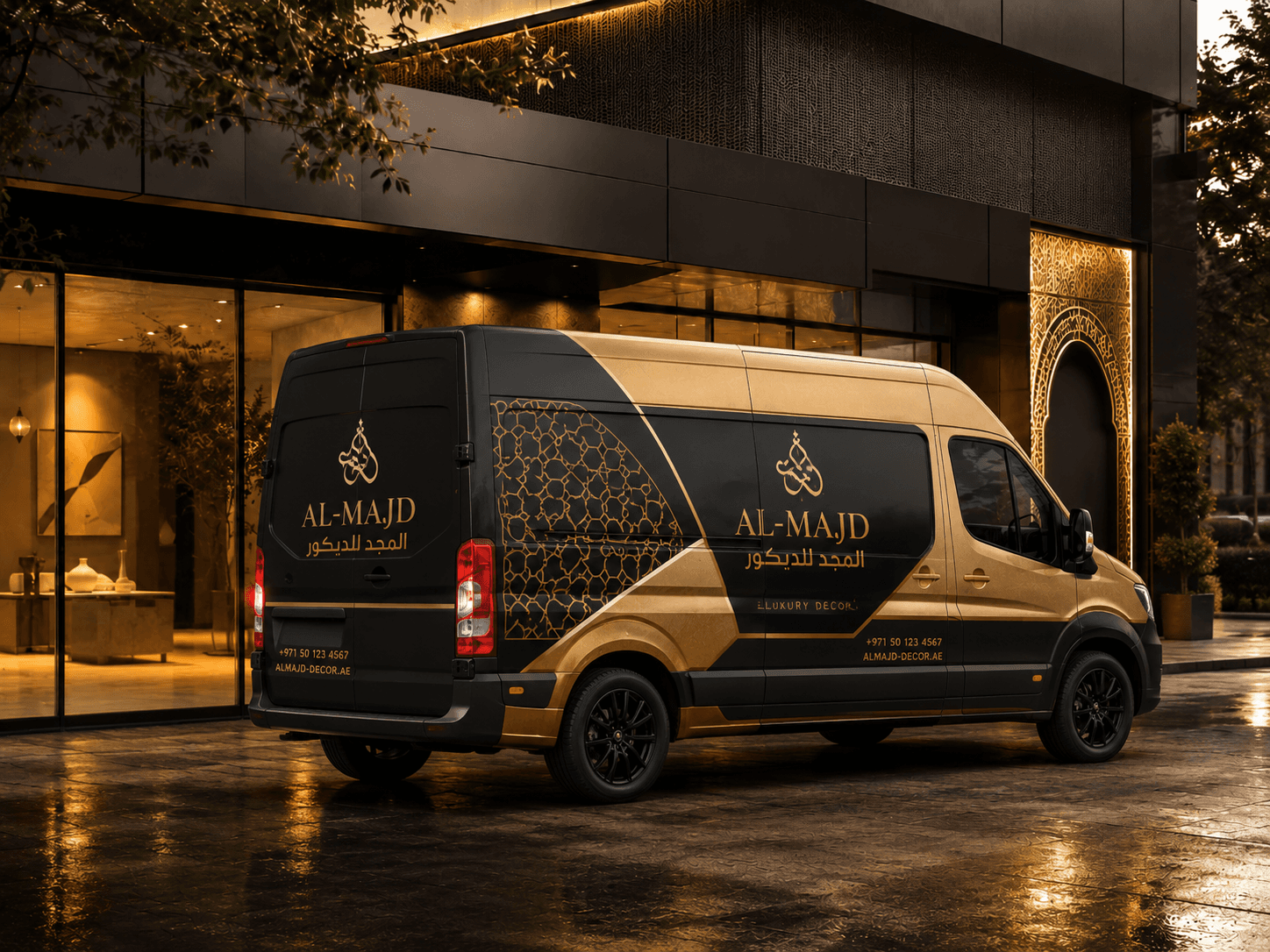 Vehicle Vinyl Branding by Lamasat
