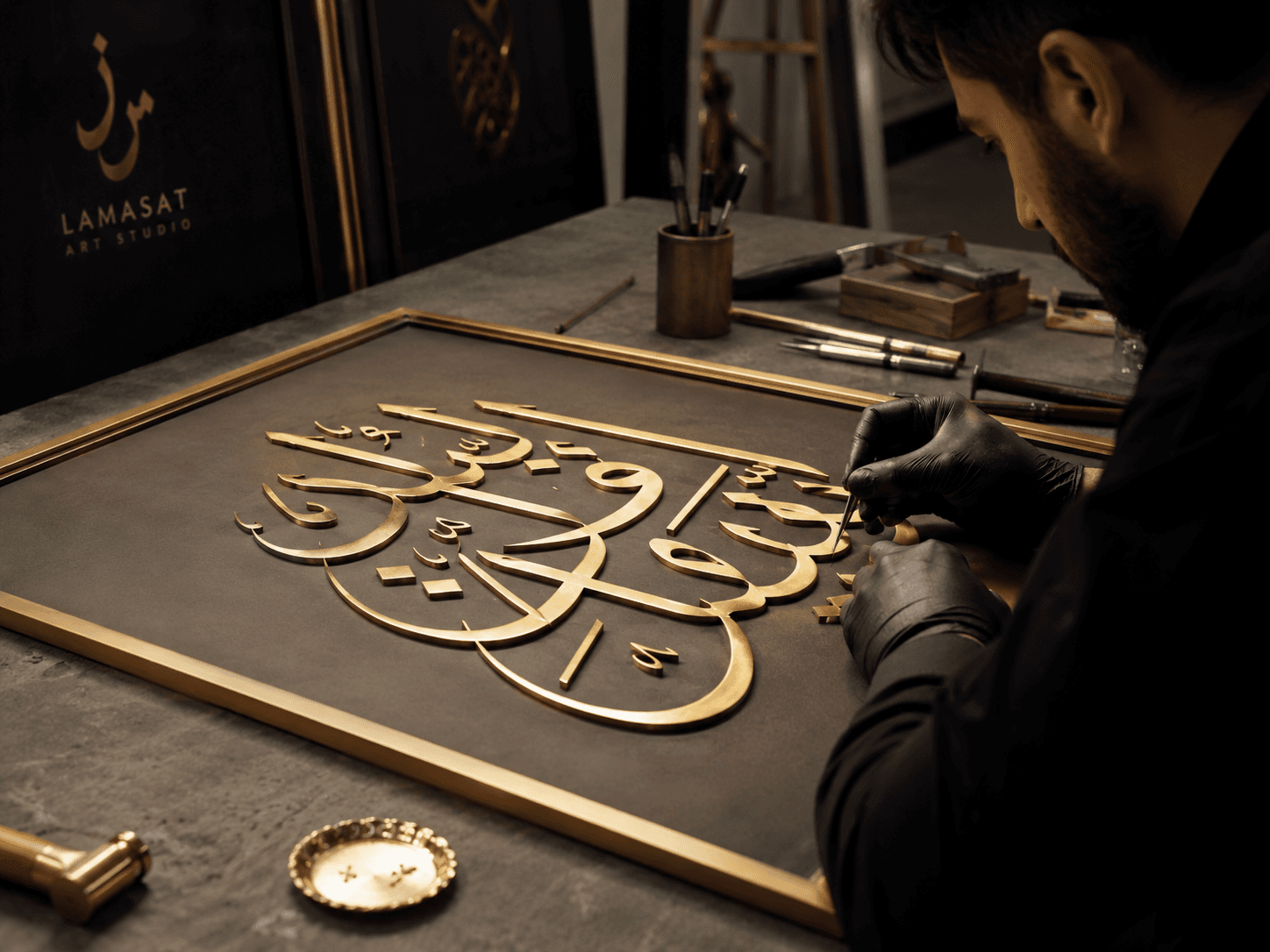 Handcrafted artwork and premium finishing by Lamasat